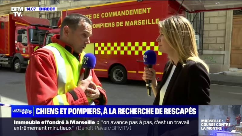 Immeubles effondrés à Marseille: le commandant des opérations de secours estime que l'incendie n'est plus que 
