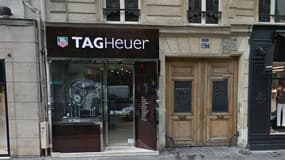 L'horlogerie Tag Heuer, à Paris, a été victime d'un braquage mercredi.