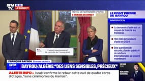 Algérie: "Si ces accords ne sont pas respectés, ils doivent entraîner une remise en cause fondamentale", indique François Bayrou