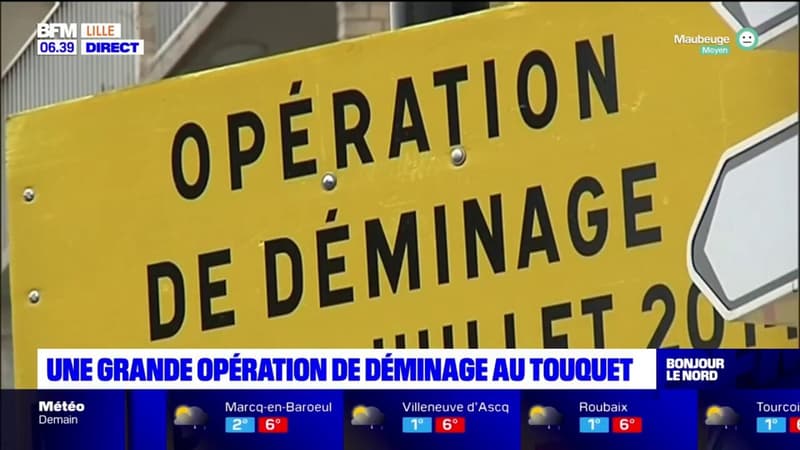 Une grande opération de déminage au Touquet