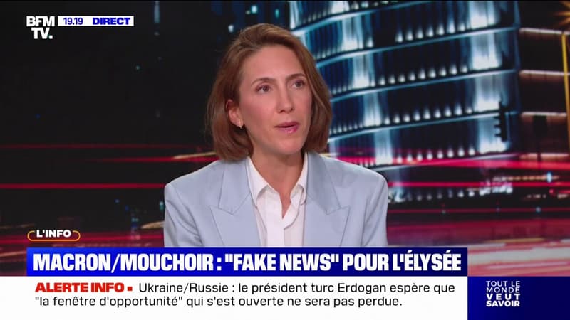 Fausse information démentie par l'Élysée: 