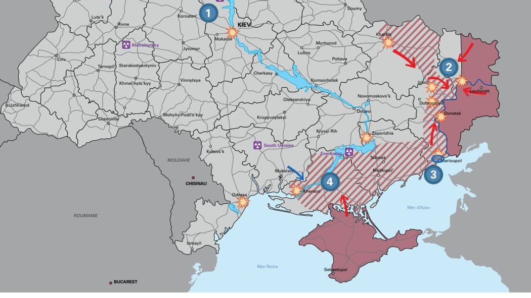Point de situation du ministère des Armées sur la guerre en Ukraine au 15 avril 2022 Point de situation du ministère des Armées sur la guerre en Ukraine au 15 avril 2022