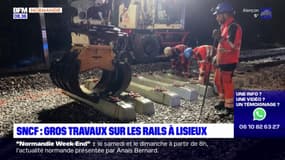 Calvados: le chantier de rénovation des rails SNCF à Lisieux a débuté