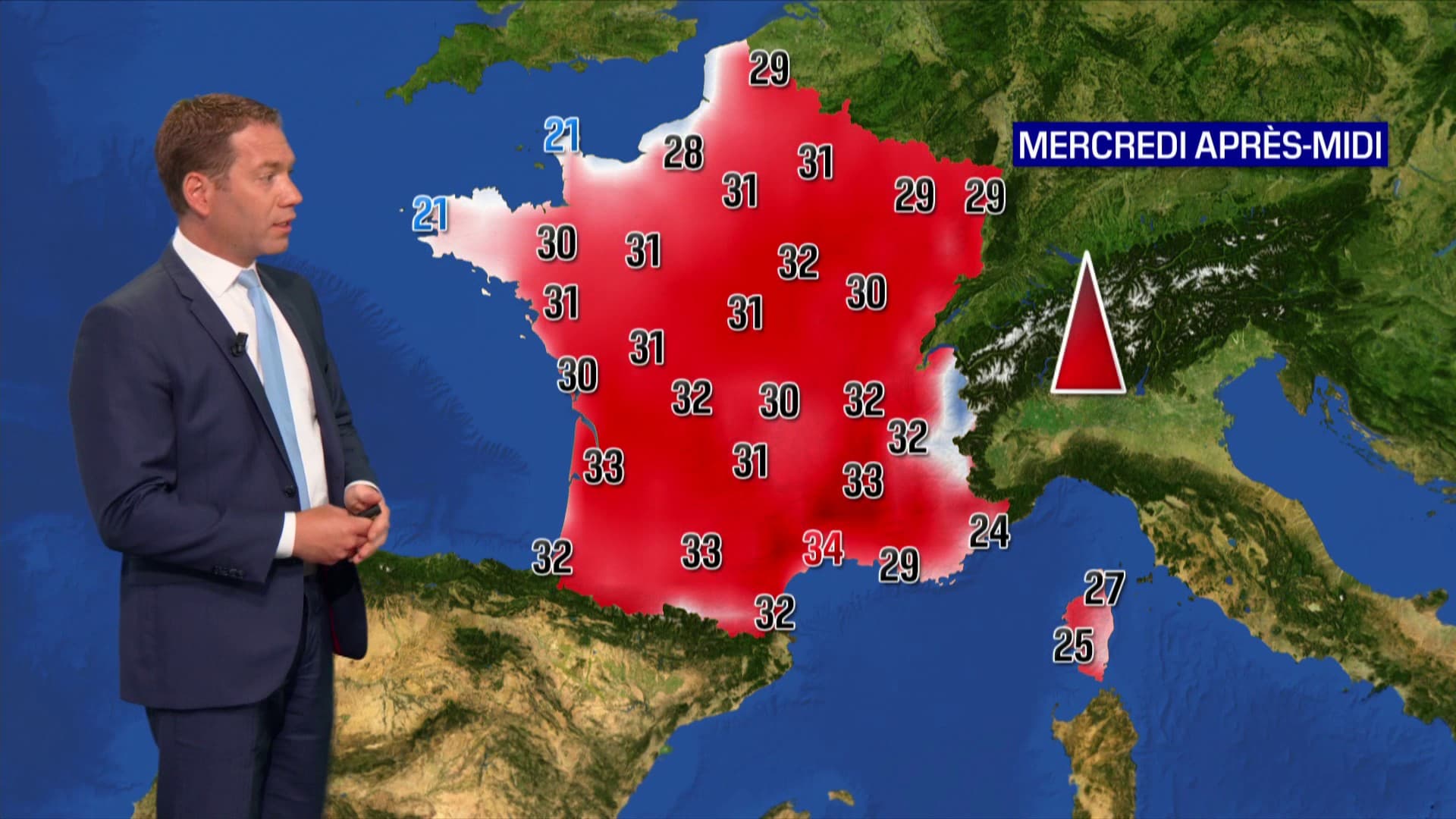 Le pic de chaleur de la semaine est attendu mercredi 18 mai 2022