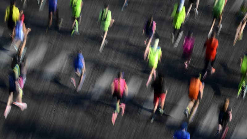 PHOTO D'ILLUSTRATION. Marathon de Paris.
