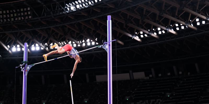 Renaud Lavillenie lors des Mondiaux d'athlétisme, le 13 septembre 2025.