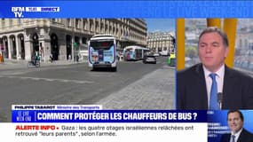 "Qu'ils puissent, de manière discrète, prévenir pour que des renforts puissent arriver": les volontés du ministre des Transports pour améliorer la sécurité des chauffeurs de bus