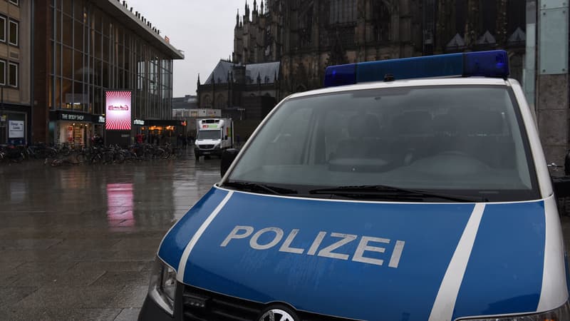 Un véhicule de police à Cologne, en Allemagne, le 11 janvier 2016. (Illustration)
