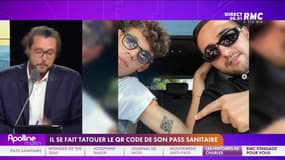 « Les trois histoires » de Charles : Un Italien se fait tatouer son QR Code, un Brésilien tente de se faire vacciner 6 fois et deux Alsaciens échouent au record du monde de saute-mouton - 23/08