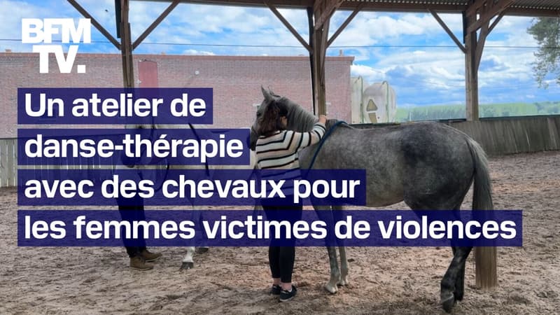 Nous avons suivi un atelier de danse-thérapie avec des chevaux pour les femmes victimes de violences