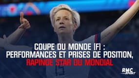 Coupe du monde (F) : Performances et prises de position, Rapinoe star du Mondial