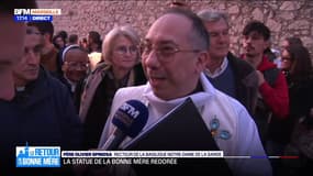 "Il y a beaucoup d'émotions": Père Olivier Spinosa exprime sa joie à l'inauguration de la Bonne-Mère