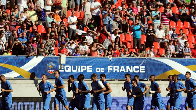 Les Bleus se sont entraînés devant 8 000 spectateurs
