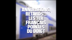 Annulations, retards...les TER français pointés du doigt