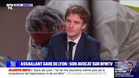 Attaque à la Gare de Lyon: "J'ai eu en face de moi quelqu'un qui, manifestement, souffrait de troubles psychiatriques", indique l'avocat du suspect