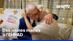  Marseille: Marie-France et Daniel se marient à l’EHPAD  