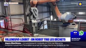 Villeneuve-Loubet: un robot trie les déchets