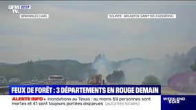 Un incendie dans le Var sur l'A8 a mobilisé 125 pompiers avant d'être maîtrisé