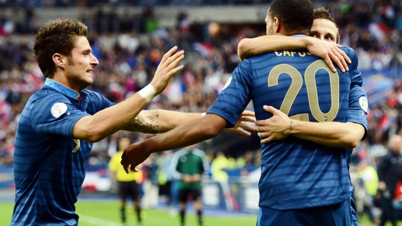 Olivier Giroud, Etienne Capoue et Yohan Cabaye