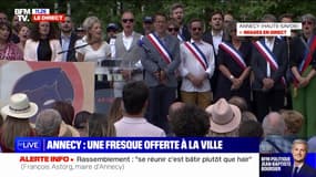 Rassemblement à Annecy: la Marseillaise entonnée