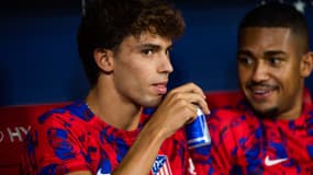 Joao Felix sur le banc pendant le match Atlético-Grenade (3-1, 1ere journée de Liga), le 14 août 2023