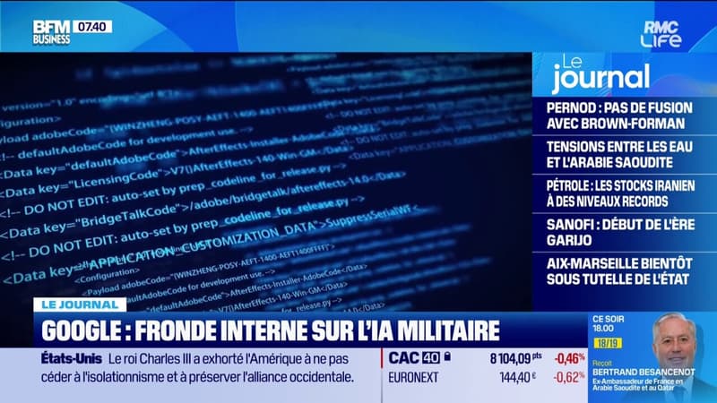 Google : fronde interne sur l'IA militaire