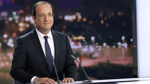 François Hollande le 29 mai sur le plateau du JT de France 2