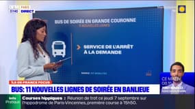 Ile-de-France: 11 nouvelles lignes de bus de soirée en banlieue