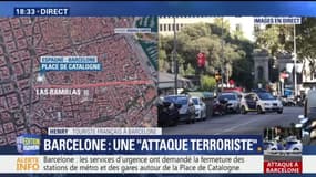 Attaque à Barcelone : "La fourgonnette réalisait des zigzags pour atteindre un maximum de piétons" raconte un témoin
