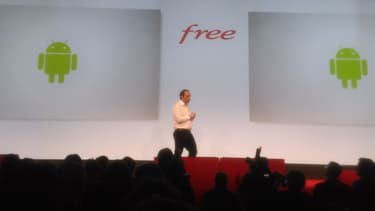 Pour Xavier Niel, intégrer Google, symbolisé par le petit robot vert, dans la box, c'est le sens de l'histoire.