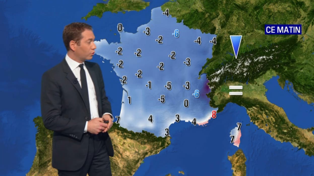 Températures du mercredi 22 décembre 2021 au matin