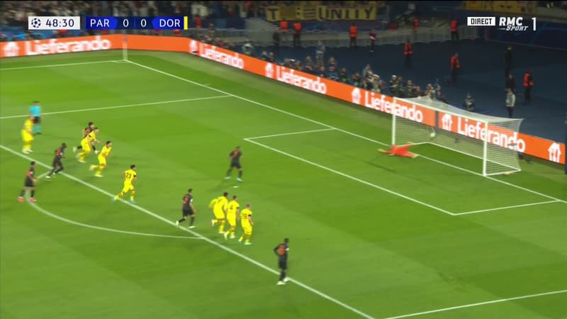 PSG-Dortmund: l'ouverture du score de Mbappé sur penalty