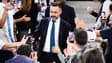 Roberto De Zerbi avec l'OM le 18 octobre 2025