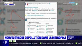 Nouvel épisode de pollution dans la métropole