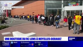 Ouverture d'une boutique du RC Lens au centre commercial de Noyelles-Godault