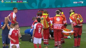 Eriksen victime d'un malaise