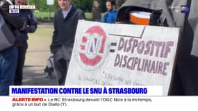 Strasbourg: une centaine de personnes se rassemblent contre le SNU