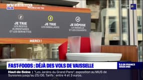 Fast-food: déjà des vols de vaisselle