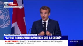 Pour Emmanuel Macron, il faut "arriver à lier l'agenda de lutte contre le dérèglement climatique" avec les agendas "de la biodiversité et du commerce"