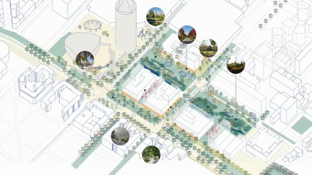 La ville de Lyon a dévoilé son plan de végétalisation pour le quartier de la Part-Dieu.