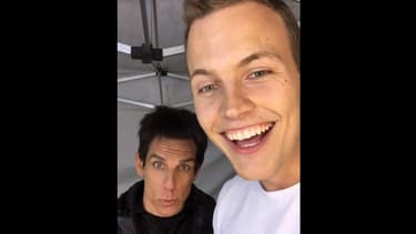 Jérôme Jarre tente d'apprendre la langue de Molière à Derek Zoolander, alias Ben Stiller