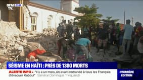 Le bilan du séisme en Haïti s'alourdit, avec près de 1300 morts