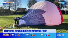 Téléthon: des dons contre un voyage en montgolfière pour doudous
