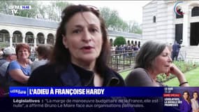 Plusieurs centaines de personnes réunies au Père-Lachaise pour rendre hommage à Françoise Hardy