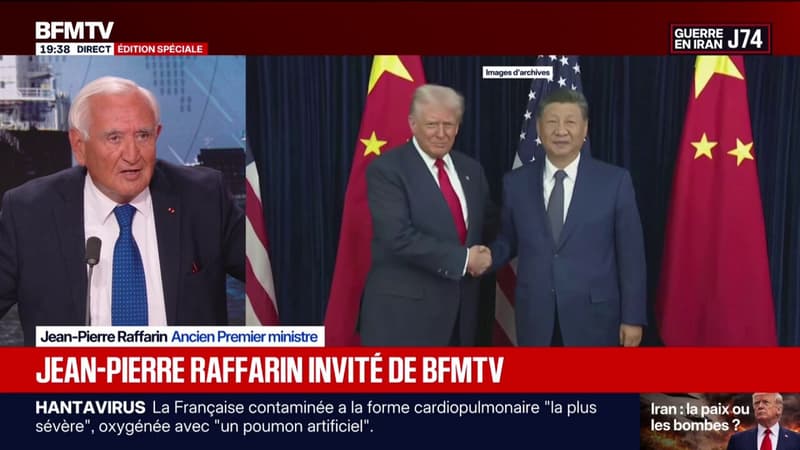 "Donald Trump est un dealer", observe Jean-Pierre Raffarin, ancien Premier ministre