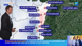 Météo Alsace: des nuages et des éclaircies ce mardi, jusqu'à 22°C à Colmar et à Strasbourg