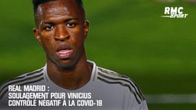 Real Madrid : Soulagement pour Vinicius contrôlé négatif à la Covid-19