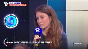 Léna Lazare (Soulèvements de la Terre): "Si le gouvernement ne réprime pas pour l'instant, c'est parce qu'il pense que ça va être encore possible d'être dans une forme de cogestion avec la FNSEA"