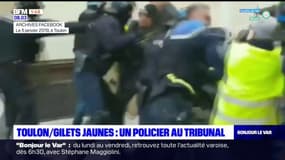 Toulon: un policier jugé pour des actes de violences contre des manifestants pendant la 8e journée d'action des gilets jaunes en 2019