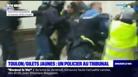 Toulon: un policier jugé pour des actes de violences contre des manifestants pendant la 8e journée d'action des gilets jaunes en 2019